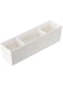 Keyway Basket with Separator, Small, White