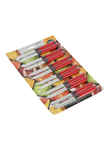 12-Piece Fruit Knife Set Assorted
