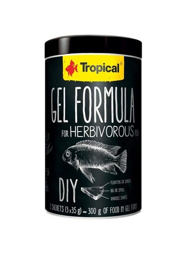 TROPICALGEL FORMULA FOR HERBIVORUS FISH 1000ML/105G