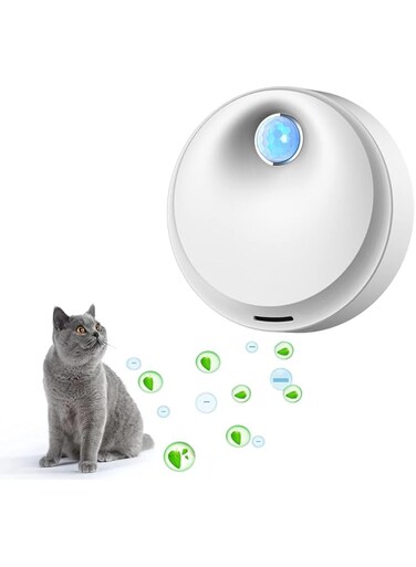 GDTOMEEU Cat Litter Deodorizer - Litter Box Odor Eliminator for All Kinds of Cat Litter Box Pets Room Wardrobe Kitchen Shoe Cabinet Toilet and Small Area Smart Deodorization Dust-Free