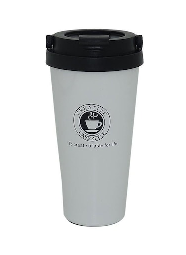 Vacuum Insulated Coffee Mug White 0.38Liters