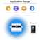 DCS-LTE 4G Phone Signal Repeater Booster, US Plug(Silver) &ndash; MCP2368SUS