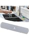 Aputue Silicone Faucet Sink Mat, Large Absorbent Silicone Faucet Mat, Multipurpose Kitchen Sink Accessories, Handle Drip Catcher Tray, Silicone Draining Mat for Kitchen Counter and Bathroom