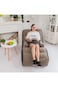 Inflatable Couch Air Sofa Portable: S-Shape Inflatable Bed with Household Inflatable Lounge Chair.