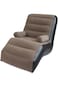 Inflatable Couch Air Sofa Portable: S-Shape Inflatable Bed with Household Inflatable Lounge Chair.