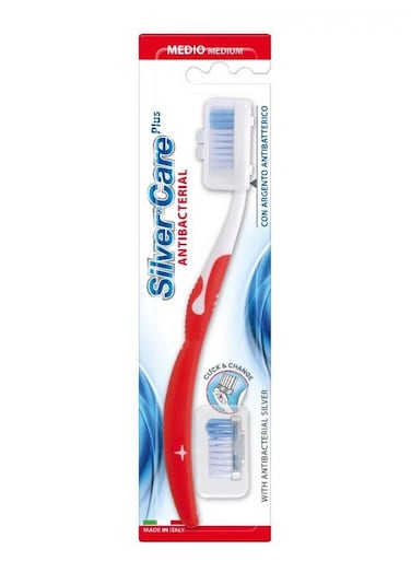 Silver Care Plus Toothbrush + Refill - Medium For Adults