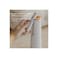 Folding Storage Water Pump, Desktop Quantitative Water Dispenser, White with Gold Accents