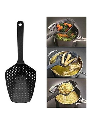 WWPTO Strainer Scoop Colander Kitchen Accessories Gadgets Drain Veggies Water Scoop Portable Home Cooking Tools