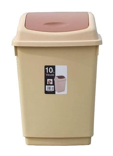 Premium 10-Litre Plastic Trash Bin with Durable Construction