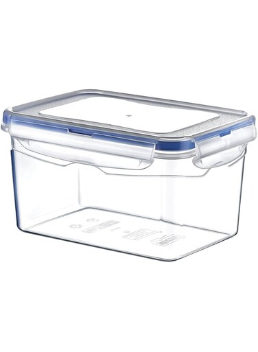 Hobby Life 0.7 Litre Plastic Rectangular Airtight Food Saver Box, Transparent