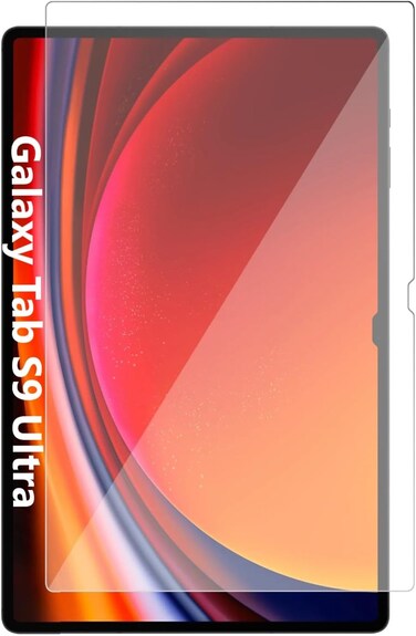Tempered Glass for Samsung Galaxy Tab S9 Ultra Screen Protectors [No Bubbles] [9H Hardness] Scratch Resistant Protector Tempered Glass Film For Samsung Galaxy Tab S9 Ultra [14.6 inches]Transparent