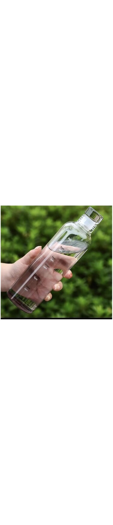 Glass Water bottle (Gray) outdoor sport drink