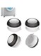 Alyvisun Washing Machine Feet Pads, 4PCS Universal Anti Vibration Slip Foot Mat Shock Absorber Base Support Stand for Dryer, Dishwasher (White), One Size