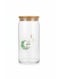 Ramadan Glass Tumbler with Straw and Lid, Glass Cup with Straw, 550 ML Capacity - Green