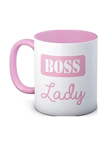 Boss Lady-Pink Coffee Or Tea Mug