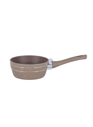 Granite Coated Smart Saucepan Brown 16cm