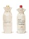 Wedding Wine Bags Engagement Party Decor, Engagement Wine Bottle Gift Bag With Drawstring, Wine Bags Gift Durable Cotton Wine Bag Gift For Couple, Mr And Mrs Marriage Honeymoon Gifts (2 PCS)