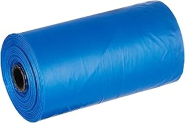 Waffee Pet Dog Waste Bags, Poo Pack Of 6 Rolls (120Bags)-Blue