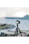 Professional Aluminum Tripod 155cm Height with Phone Mount, 12kg Load Support
