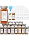 24-Piece Spice Jar And Accessory Set Multicolour 120ml