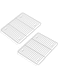 SYOSI 2 Pack Cooling Rack for Baking Stainless Steel, Heavy Duty Wire Rack Baking Rack, 11.8 * 9 in Cooling Racks for Cooking, Fits Quarter Sheet Pan Small Toaster Oven, Dishwasher Safe
