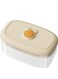 Grid Double Layer Ice Tray that Can be Pressed to Quickly Dispense Ice Comes With an Ice Shove