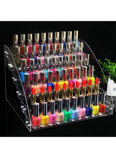 Nail Polish Organizer Rack,6Tier Holder Stand, Gel Nail Polish Shelf Display, Sunglass Organizer, Essential Oils Storage Shelf