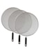 KASTWAVE Splatter Screen for Frying Pan, Grease Guards Mesh Pot Oil Cooking Cover, Skillet Lid, Black