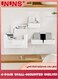 Floating Wall Shelf,4PCS Non-Drilling Adhesive Bathroom Organizer,Stick On Shelf For Home Decor Kitchen Bathroom Storage