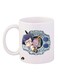 Anime Digimon Printed Mug White/Blue/Beige 12ounce