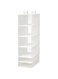 Skubb Storage Accessory Storage With 6 Compartments, White, 35X45X125 cm