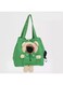 Cat bag, pet Carrier Pouch, Soft Sling Carrier, Breathable pet Restraint Bag for Vet Visits, Travel, Cozy Comfort, Carrier Soft, Cat Restraint Bag and Sling Carrier (green)