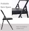 Emirates Living Foldable Multipurpose Chair – Portable & Lightweight with Soft Padded Seat   Ideal for Home, Dining, Outdoor, Camping & Fishing – Black