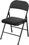 Emirates Living Foldable Multipurpose Chair – Portable & Lightweight with Soft Padded Seat   Ideal for Home, Dining, Outdoor, Camping & Fishing – Black