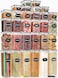 Emirates Living Plastic Food Storage Containers Set with Lids   Airtight Kitchen Organizer Jars for Spices, Pulses, Snacks &amp; Dry Food &ndash; Pack of 30