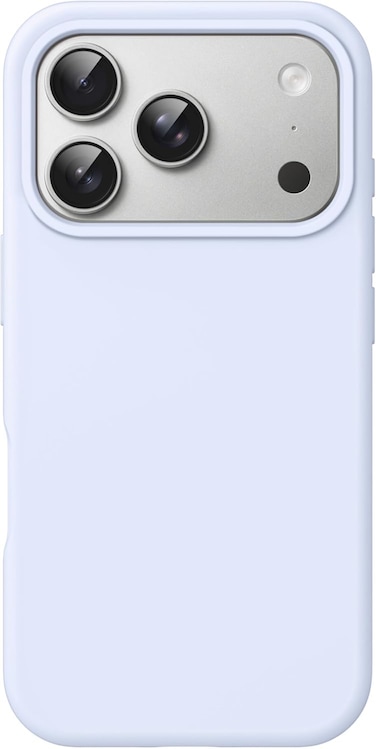 Liquid Silicone Case for iPhone 17 Pro Max 6.9-Inch, Silky Soft Touch Full-Body Protection, Anti-Scratch Shockproof Phone Cover with Microfiber Lining (Blue)
