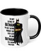 Your Wall 'I Am Batman!' Funny Quote - Perfect For Your Cuppa Coffee, Tea, Karak, Milk, Cocoa Or Whatever Hot Or Cold Beverage You Drink! - 12 Oz - Black Handle &amp; Inside Colour