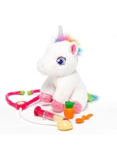 Hamleys Unicorn Soft Toy Vet Set