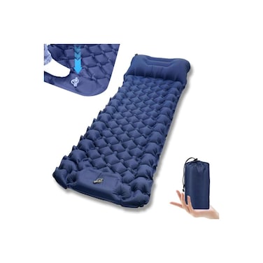Camping Sleeping Pad &ndash; Ultralight, Self-Inflating, Foot Pump, Waterproof, Durable Air Mattress