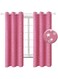 Arabest Kids Blackout Curtains,1 Panel 100% Star Grommet Thermal Insulated Window Curtain Drapes for Light Blocking, Darkening Printed Kids Curtains for Living Room Kids Bedroom(132x160cm,Pink)