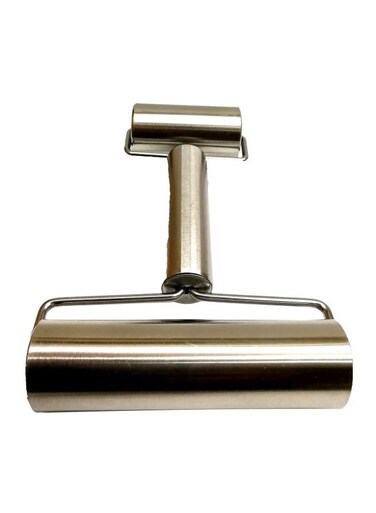 Double Sided Rolling Pin Silver 18centimeter