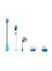 Electric Powered Spin Scrubber Set White/Blue