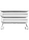 Dubai Gallery Triple Roller Kitchen Paper Dispenser White 28X48Centimeter