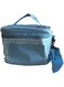 Light Blue with White Stripe Insulated Lunch Bag