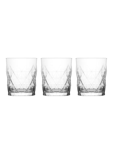3-Piece Keops Tumbler Set Clear 3x345ml