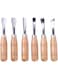 jaexest Premium Wood Carving Tools Knife Kit - Sharp and Durable Carving Knife Set (6 Piece)