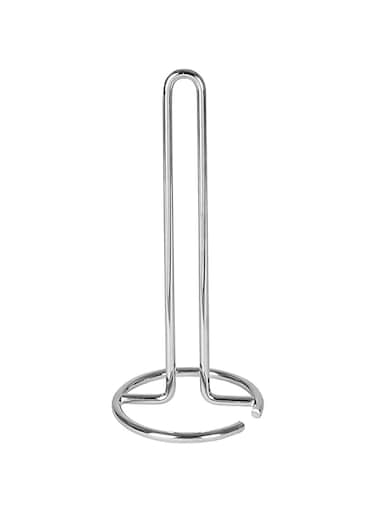 souqoon Souqoon&reg; Tissue Roll Holder Standing Paper Towel Holder,European Tissue Holder Roll Holder,Hotel Napkin Rack(Silver)-(pack of 2)