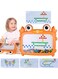 AM ANNA Magnetic Drawing Board for Kids, Magnetic Dot Art, Magnetic Doodle Board with Magnetic Pen, Beads and Cards, Montessori Drawing Games,Travel Toys for Toddlers 3-6 Boys Girls (Crab)