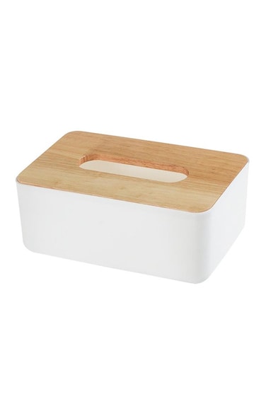 Box Towel Napkin Tissue Holder Brown 10x10x0.4cm