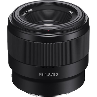 Sony FE 50mm f/1.8 Standard Prime Lens for E-mount Cameras - Black (International Version)
